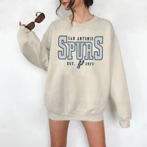 Vintage San Antonio Basketball Sweatshirt – Retro Spurs Cowboy Crewneck